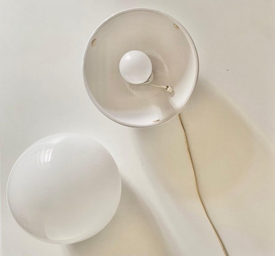 Image 1 of 1x Midcentury Modern Murano and Ceramic Table Lamp, Lampalla Model, Italy 1970s