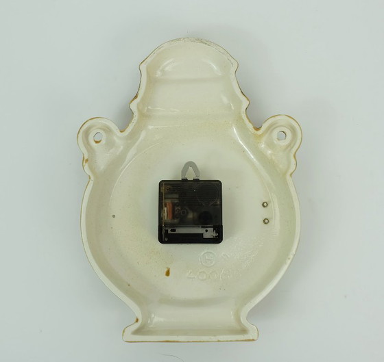 Image 1 of OROLOGIO DA PARETE in ceramica orologio da cucina europa quarzo dipinto a mano ceramica herbolzheimer anni '60-'70