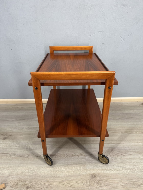 Image 1 of Chariot de service Mid Century Modern | design scandinave | ca. 1960