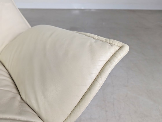 Image 1 of Cassina Veranda Sessel 1980 Vico Magistretti leder hell Design