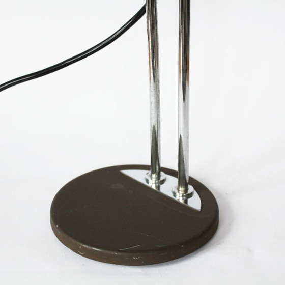 Image 1 of Vintage Mid-Century Eyeball Table Lamp with Chrome accents