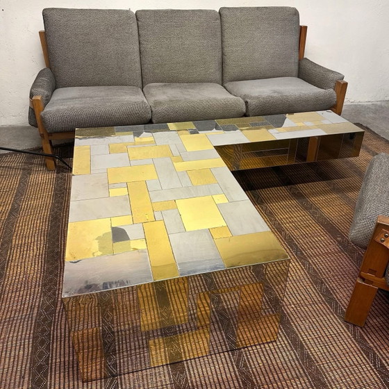 Coffee table « cityscape » by Paul Evans, 1970, Bronze, Gold (photo 8 of 10)