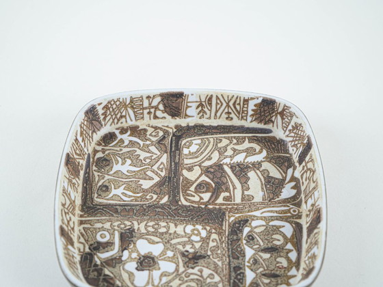 Ceramic bowl, Danish design, 1960s, manufacturer: Royal Copenhagen, Brown, Vintage (photo 5 of 10)