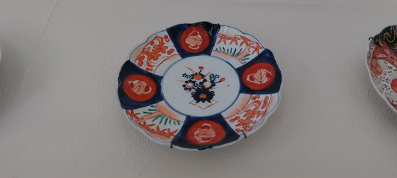 Image 1 of Japanische Imari-Wandteller, 5 Stück