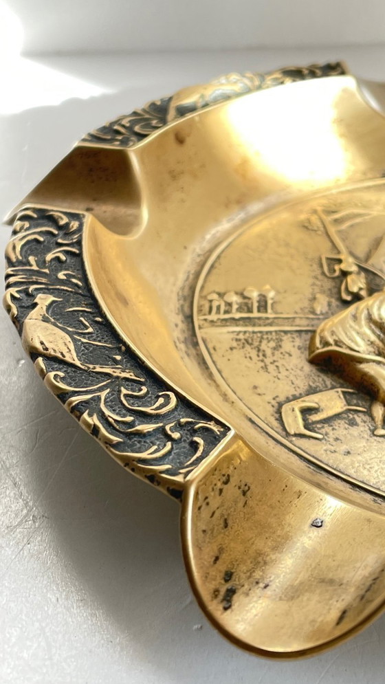 Image 1 of Posacenere vintage in ottone massiccio