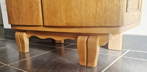 Image 1 of Meuble style Art déco- Chêne er hêtre- années 1950