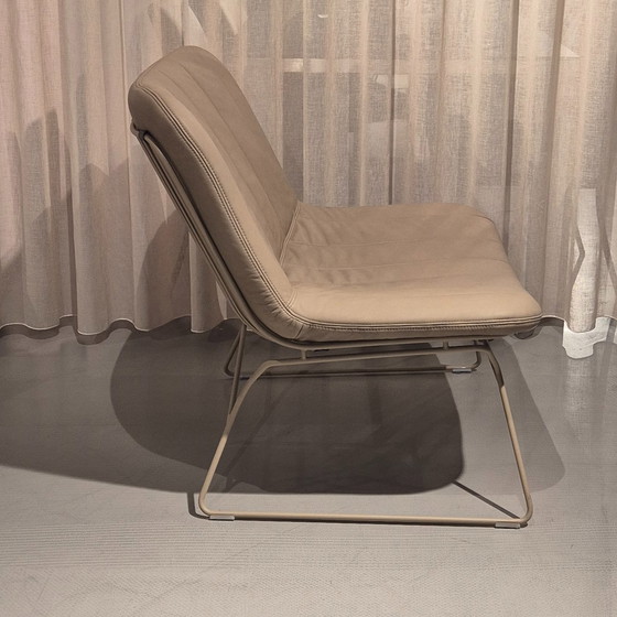 Image 1 of Wire armchair with footstool