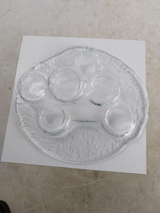 Image 1 of 1 X Glazen Tafelkandelaar Perti Kallioinen Finland 1980's