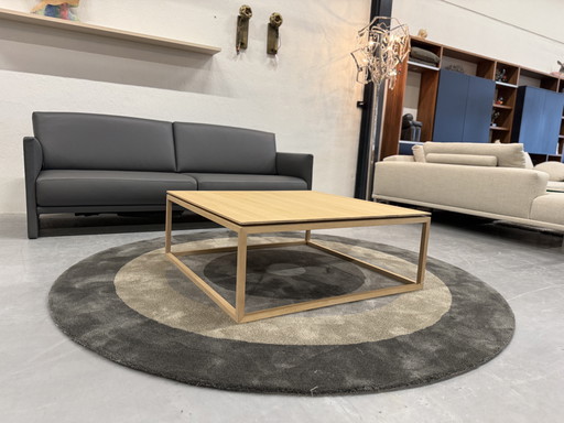 Table basse Kluskens Frame Chêne naturel 100x100xH38cm