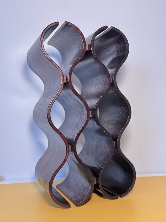 Botelleros de Madera de Caucho (Madera Dura) para 10 Botellas Marrón Oscuro – Wood (photo 9 of 9)
