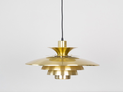 Danish vintage pendant lamp Verona by Kurt Wiborg, Jeka, 1980s