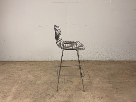Image 1 of Harry Bertoia barkruk 427 voor Knoll International, jaren 70