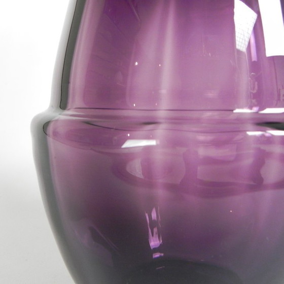 Image 1 of Jarrón Art Déco Kristalunie Maastricht, modelo Acorn de Willem Jacob Rozendaal, 1931