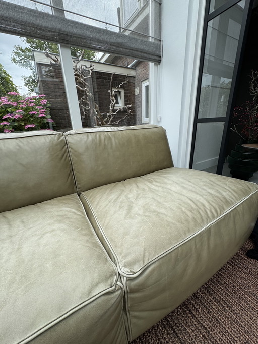 Zu verkaufen: Leder 2,5-Sitzer Sofa Rescue mit 1 Arm links