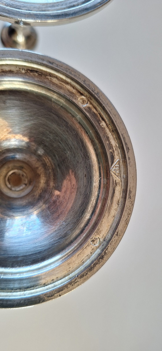 Image 1 of Verzilverde kandelaars BMF N West Germany