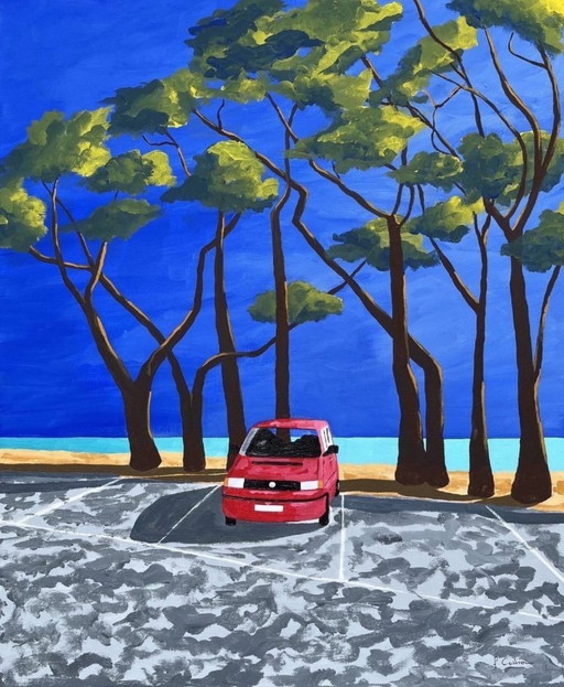 Acrylic on canvas stretcher paper. Format 61x50cm