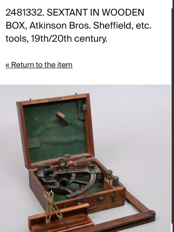 Maritime Proportional Compass – Brass and Burr Wood Case – Late 19th / Early 20th Century – Decorative Objects (photo 8 of 8)