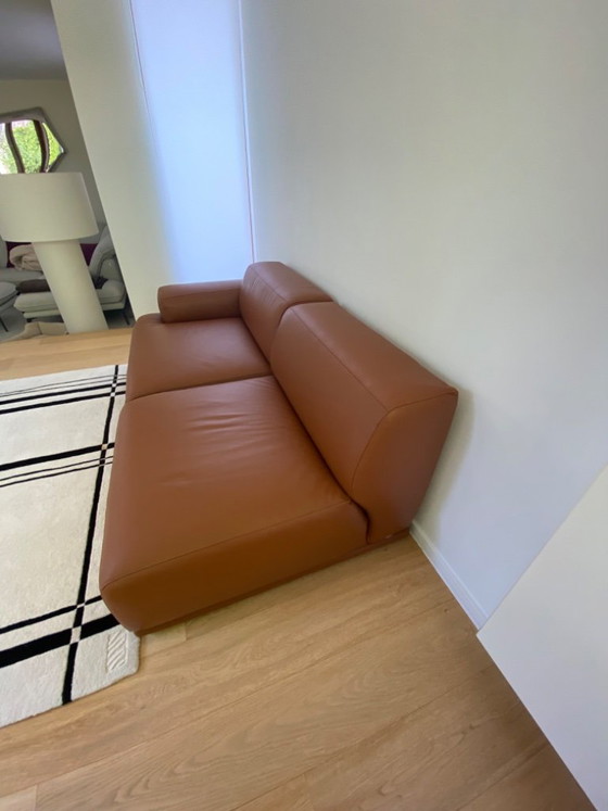 Muuto Connect Soft – 2 nouveaux modules – Cuir cognac – Canapé design – Canapés modulables, Leather (photo 5 of 7)