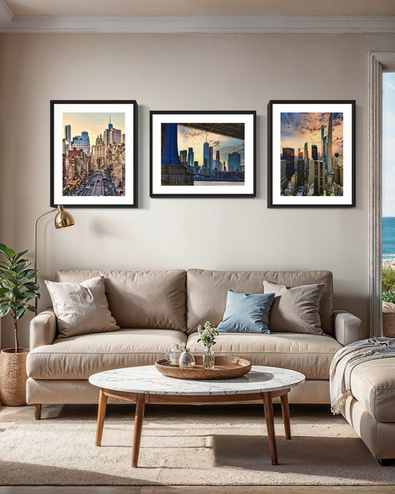 Image 1 of Soirées dans la ville I, New York - série de 3