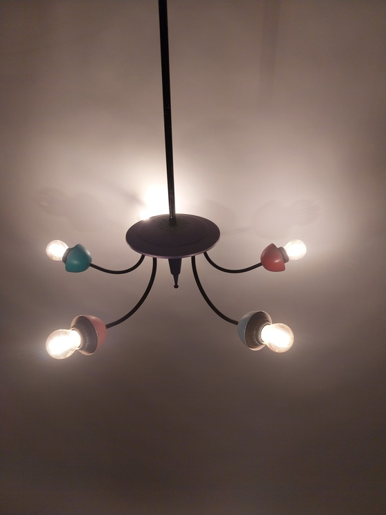 Image 1 of 1 lámpara sputnik italiana estilo stilnovo años 50