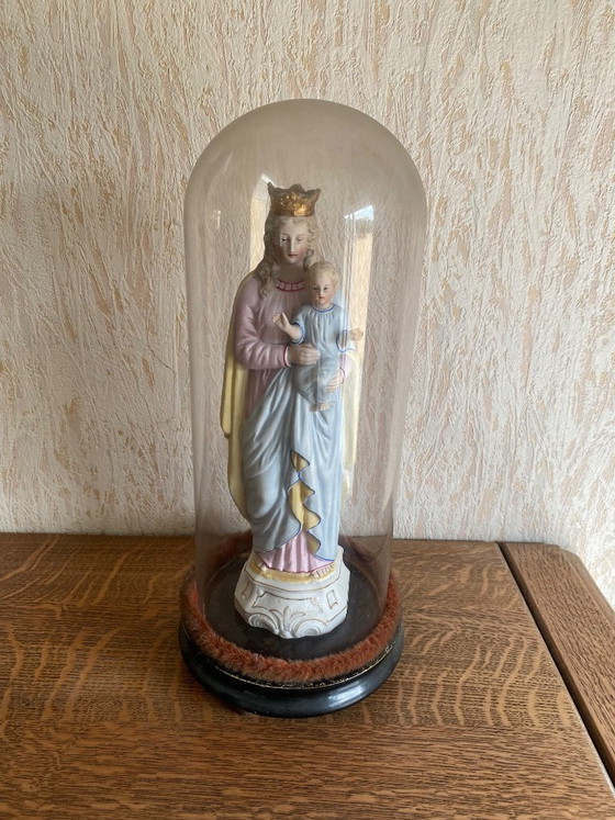 Glocke mit Madonna mit Kind aus Biskuit – Dekorative Objekte, Porcelain (photo 4 of 5)