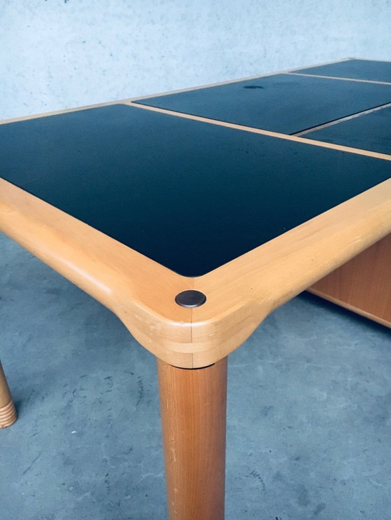 Image 1 of Scandinavian Ergonomic Design Writing Desk and Stool, Stokke 1980's