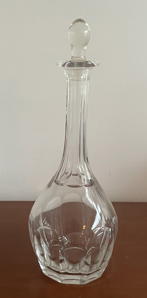 Image 1 of Saint Louis - Caraffa in cristallo sfaccettato Art Déco