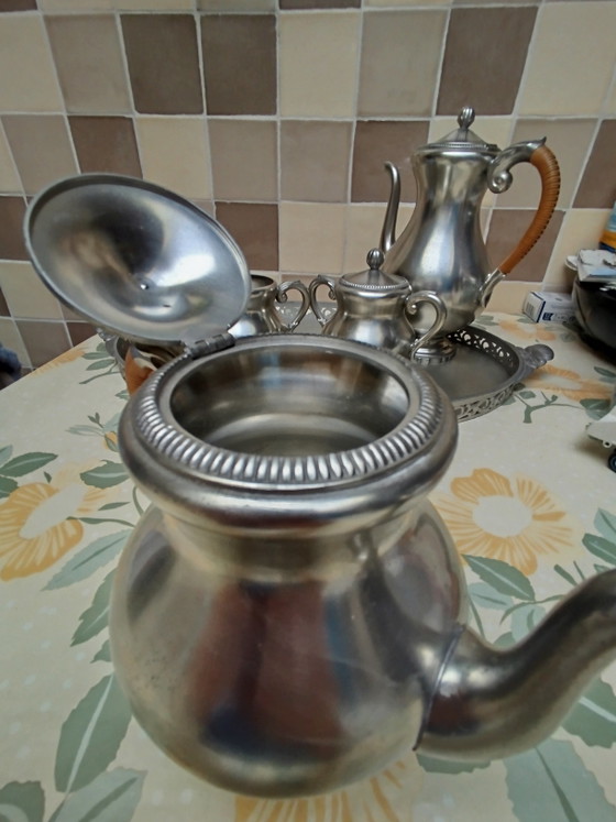 Royal Holland Pewter Onion Dinnerware – Crockery, Silver (photo 5 of 11)