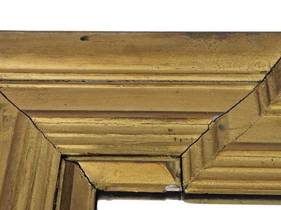 Image 1 of Art Deco - Tabernacle mirror - gilded - faceted glass - 19th century