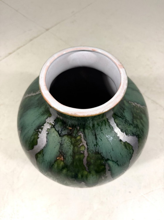 Large Special Floor Vase From West Germany 1960's – Ceramic (photo 5 of 13)