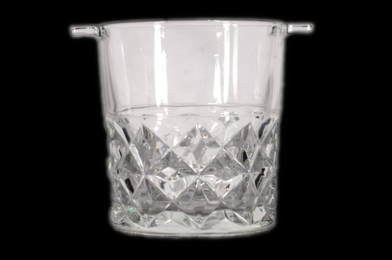 Eisbehälter, Eiswürfelbehälter, hergestellt in Frankreich, 13 x 16 cm – Tischdekoration, Glass (photo 6 of 6)