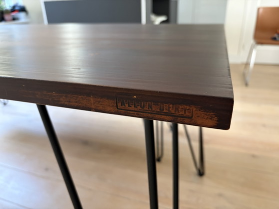 Image 1 of Allon Dery table 220 x 80 with bench in TOP condition