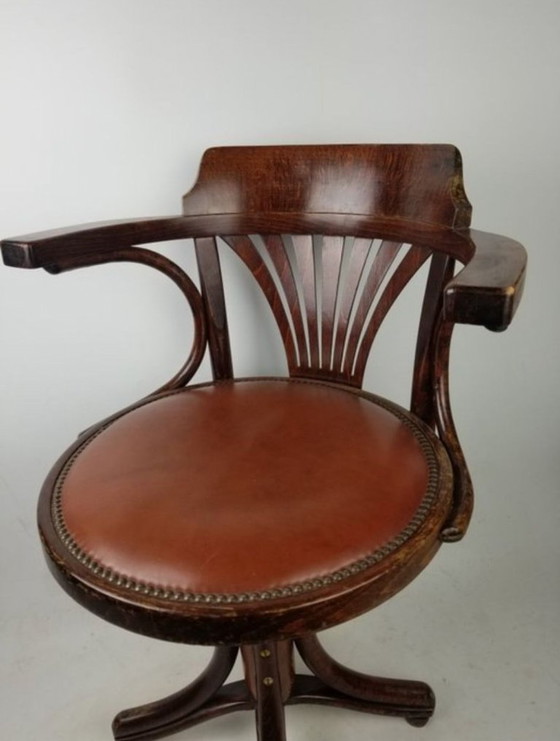Image 1 of Prachtige Thonet stijl bureaustoel