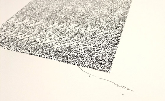 Image 1 of Tehos - dibujo original a tinta sobre papel - 735 veces Viviendo juntos - 2026