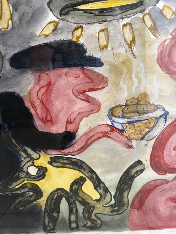 Wim Worm “I mangiatori di patate” – Litografie e stampe, Paper (photo 9 of 12)