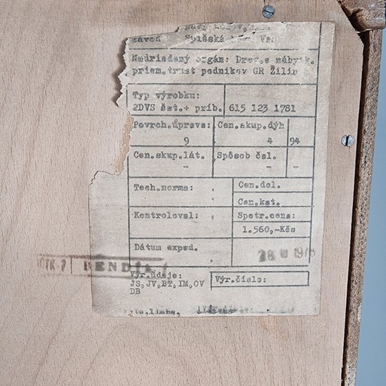 Image 1 of Armario de fresno, década de 1970.