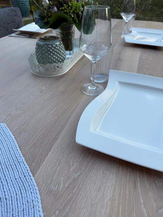 Image 1 of Design dining table ASCO FERRO LINE 220 cm solid oak - new