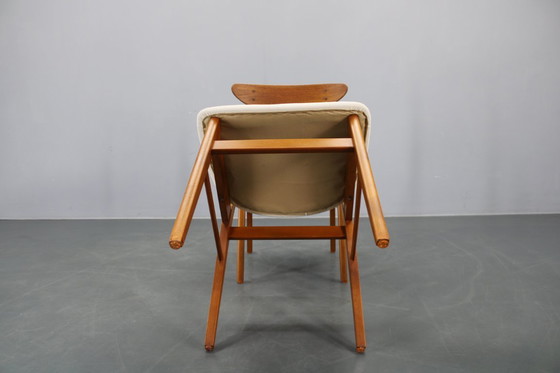 Image 1 of 1960er Satz von fünf restaurierten Teakholz-Esszimmerstühlen von Fastrup, Dänemark