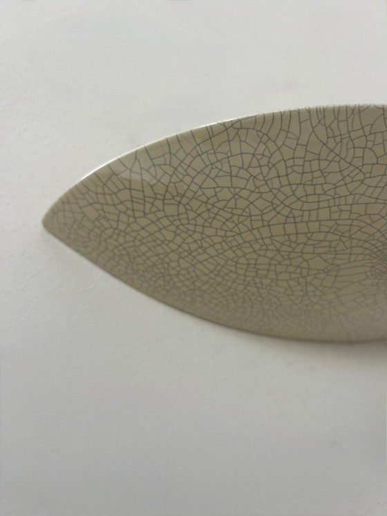 Image 1 of Paire d'appliques vintage en porcelaine craquelée, France, 1970