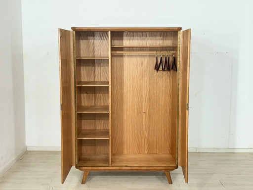 Armadio vintage anni '60 - rovere - armadio per biancheria dal design di metà secolo