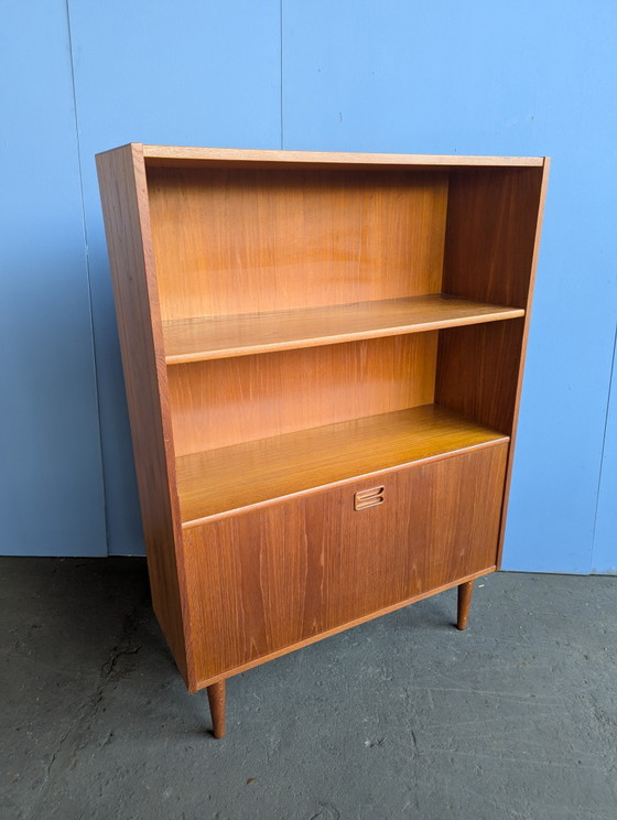 Vintage Teak Boeken/ Barkast-Clausen Denmark – Boekenkasten, Wood (photo 4 of 14)