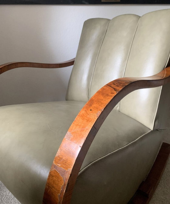 Image 1 of Art deco rocking chair from 1930s, Sweden