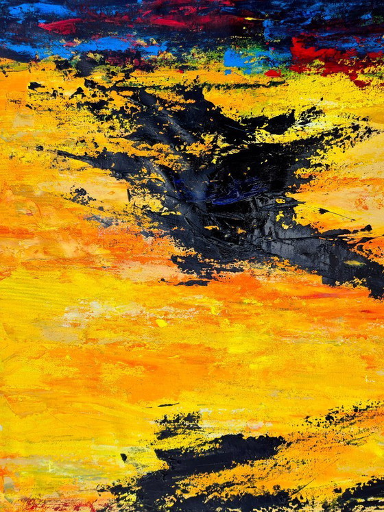 Image 1 of Jovan Srijemac (1962) - Black clouds - (XXL)