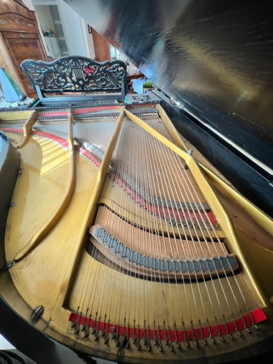 Piano de cola antiguo – Gebrüder Knake, Muebles, Metal, Madera (photo 5 of 14)