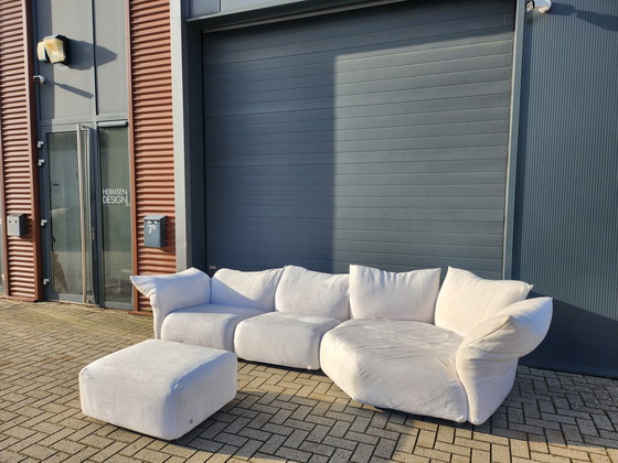 Image 1 of Edra - Standard bank + poef by Francesco Binfaré