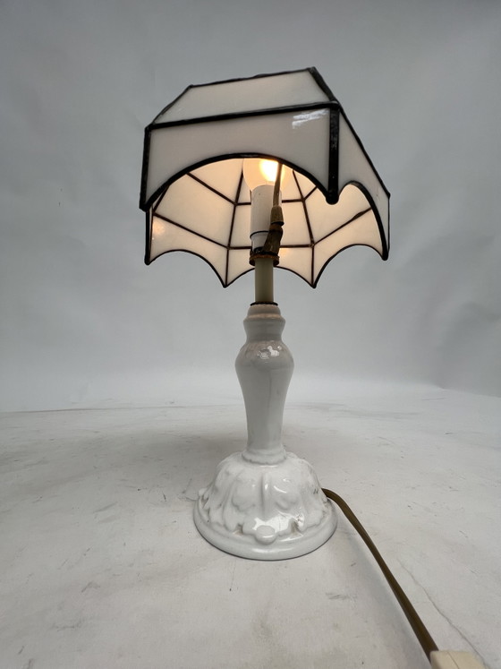 Lampe Tiffany vintage – Ceramic, Glass (photo 3 of 5)