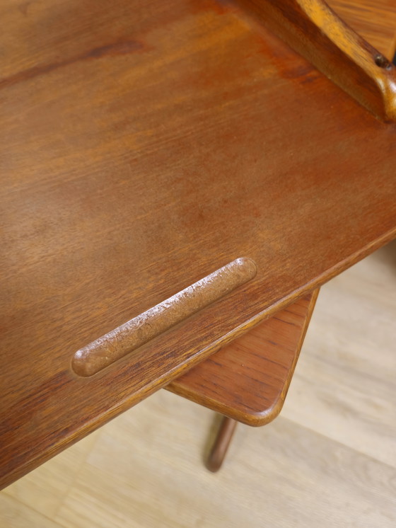 Image 1 of Vintage Teak Mimiset Nesting Bijzettafel Tafeltje 