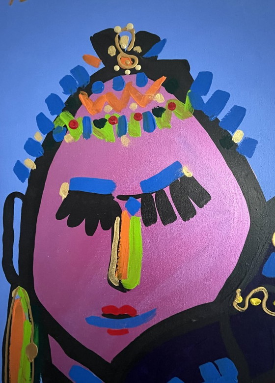 Josien Broeren Painting Bali – Paintings & Drawings, Canvas (photo 4 of 7)