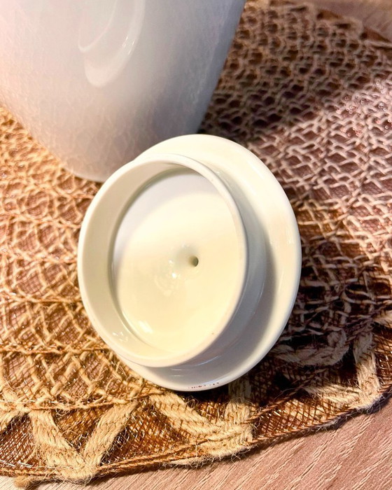 Image 1 of Eschenbach Bavaria theepot met gouden rand – Vintage porseleinen theepot Duitsland – 20 cm – Klassiek elegant