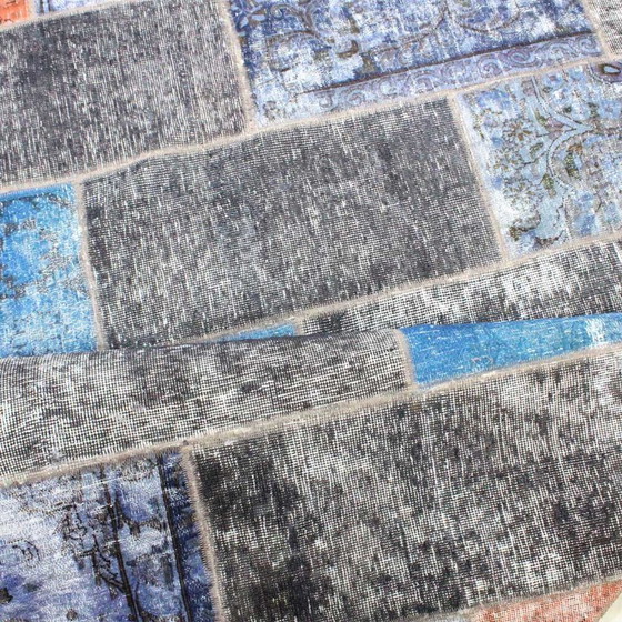 Image 1 of Persian rug patchwork carpet 270x182